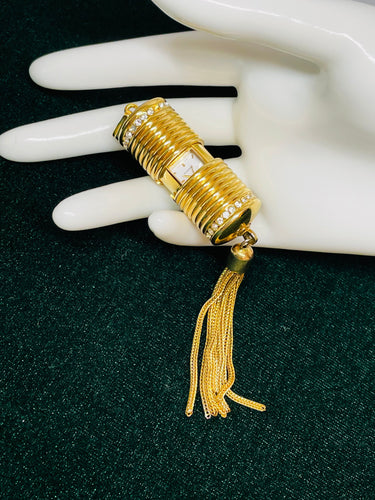 Joan Rivers Gold Pull Watch Pendant